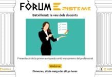 Webinar «Batxillerat: la veu dels docents»