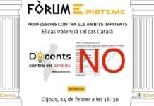 «PROFESSORS CONTRA ELS ÀMBITS IMPOSATS»: El cas Valencià i el cas Català