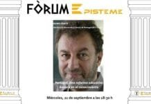 Nuno Crato a Fòrum Episteme (21 de setembre)