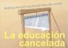La educación cancelada