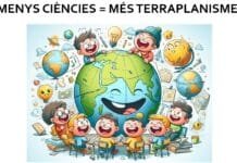 MENYS CIÈNCIES = MÉS TERRAPLANISME