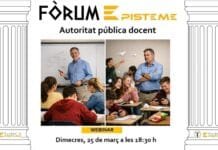 Webinar: Autoritat pública docent